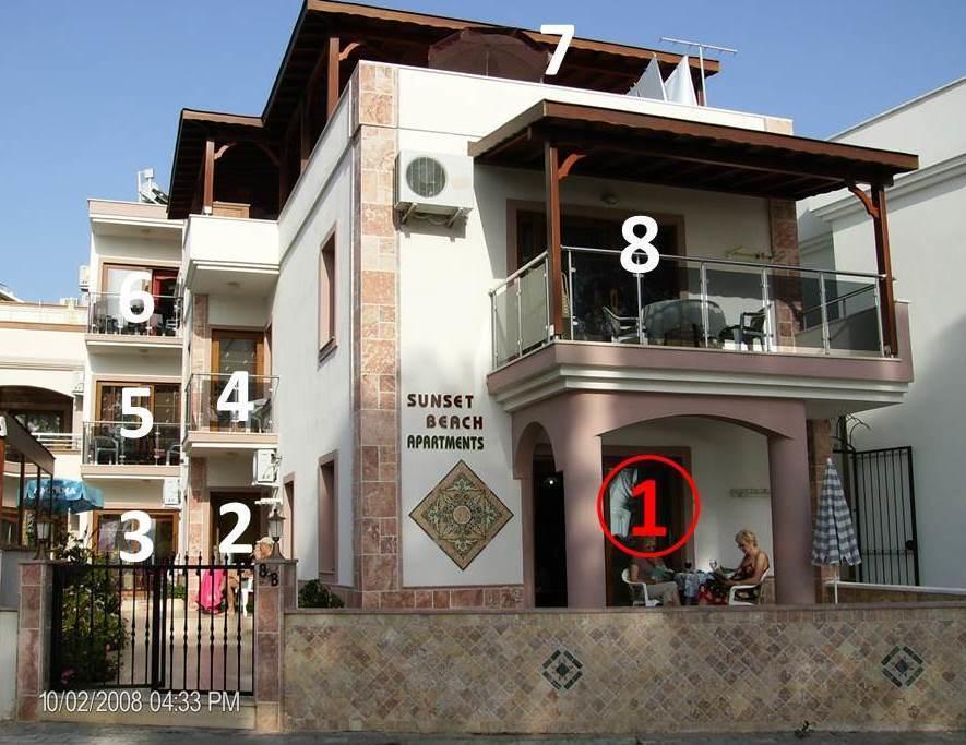 Sunset Beach Apartments Turgutreis Rum bild